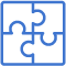 collaboration puzzle icon    