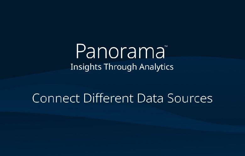 panorama connect different data sources image    