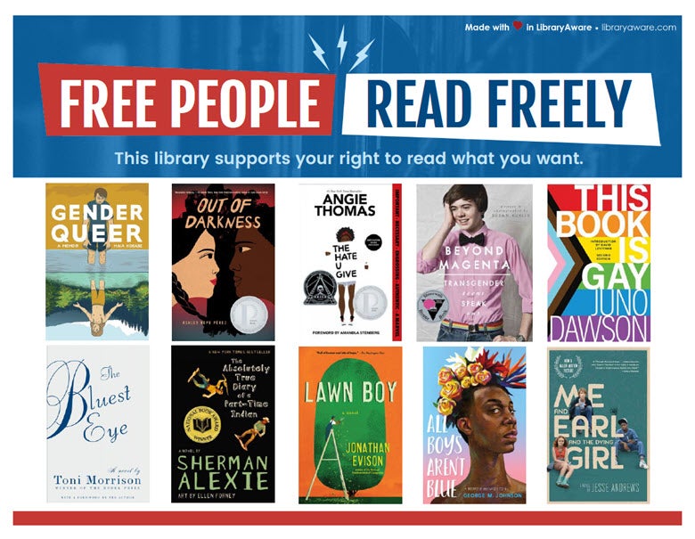 free people read freely flyer image    
