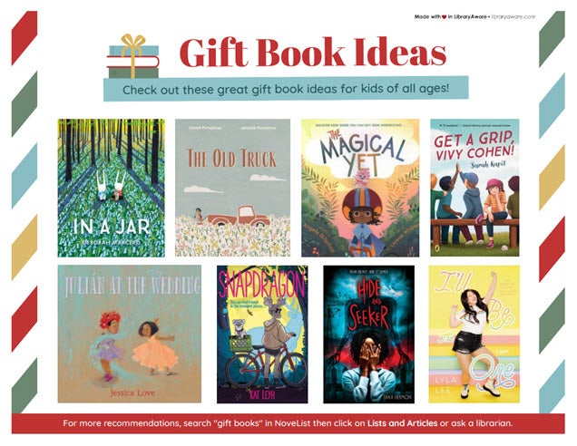 gift book ideas flyer image    